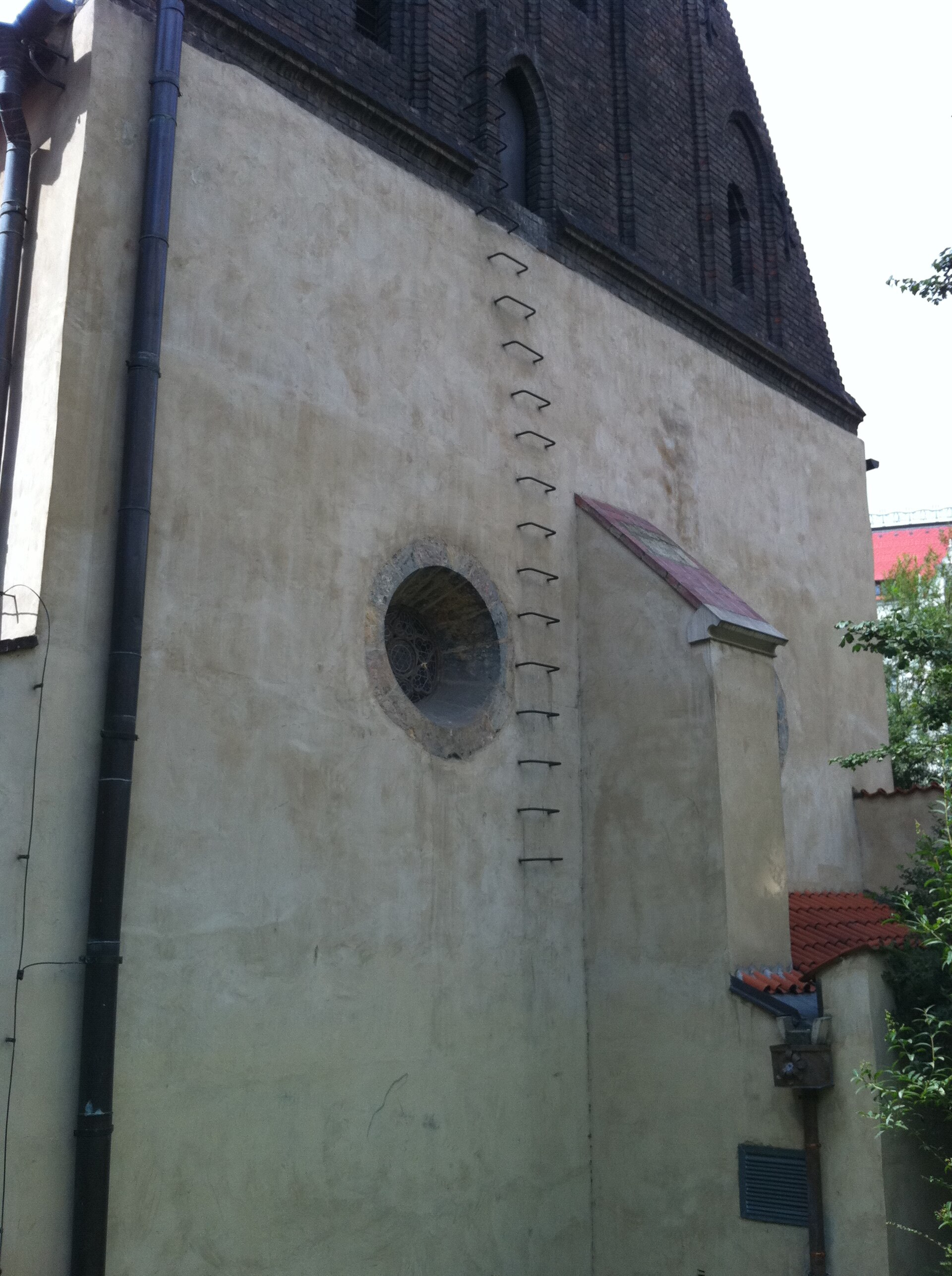 The Old New Synagogue in Prague, whose attic is said in legend to hold the remains of the golem